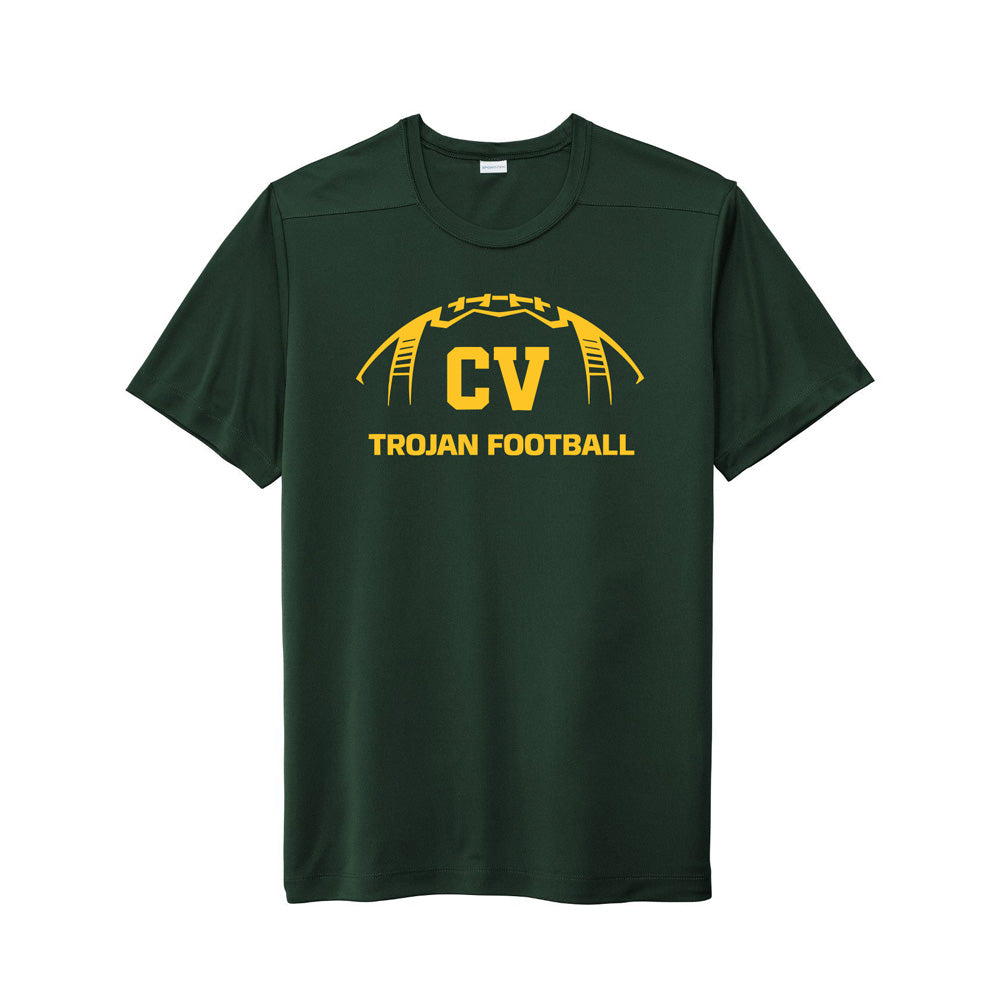 **REQUIRED** TROJAN FOOTBALL DRIFIT PERFORMANCE SHIRT - GREEN