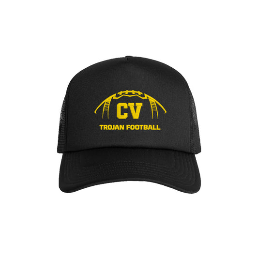 CVHS FOOTBALL TRUCKER HAT - BLACK