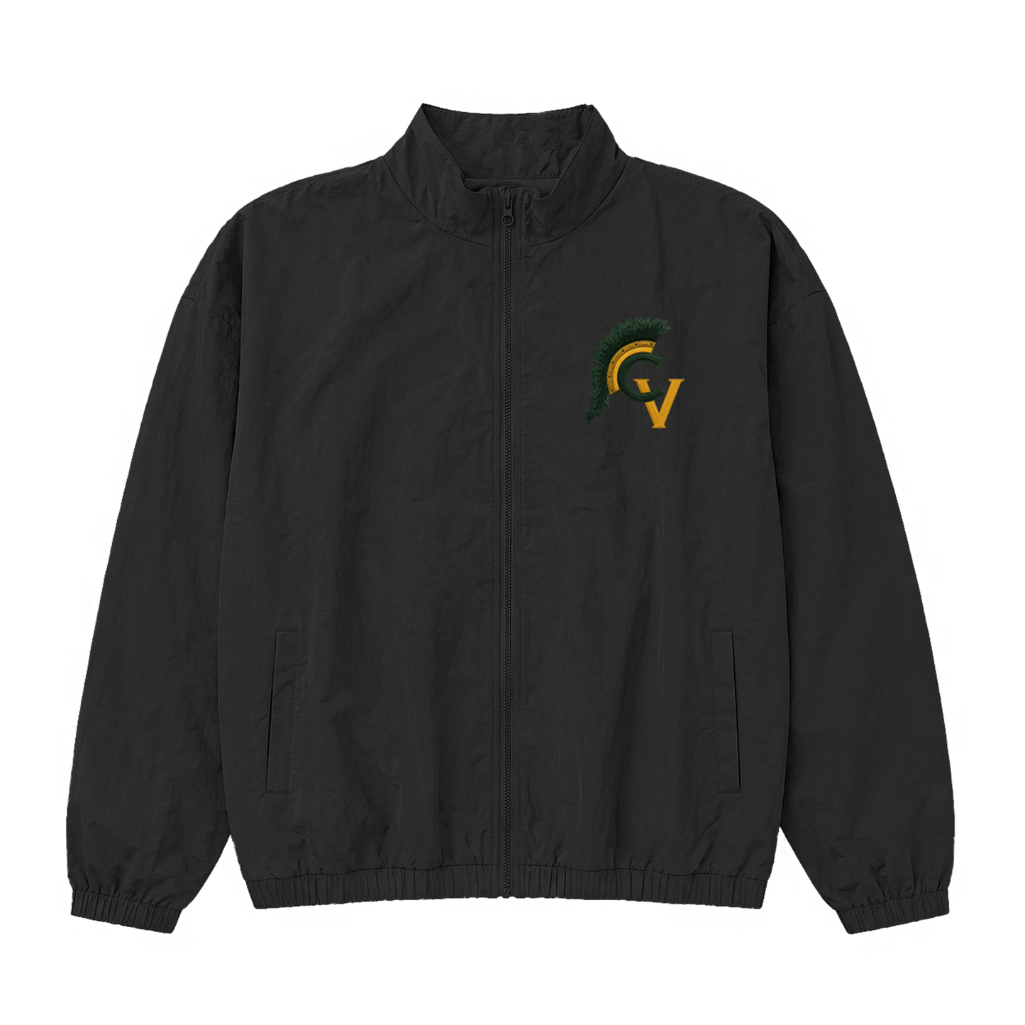 **REQUIRED FOR VARSITY** CVHS FOOTBALL TRAVEL WIND JACKET - BLACK
