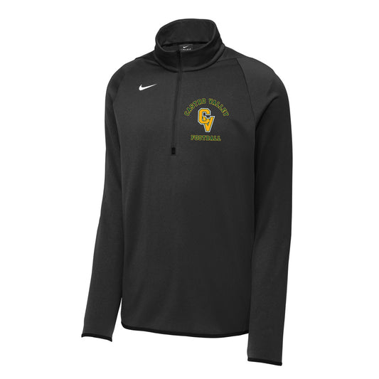 CVHS FOOTBALL NIKE THERMA FIT QUARTER ZIP SWEATSHIRT - BLACK